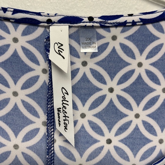 Plus Size 2X Blouse Top - Picture 2 of 6